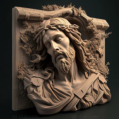 3D model st jesus (STL)